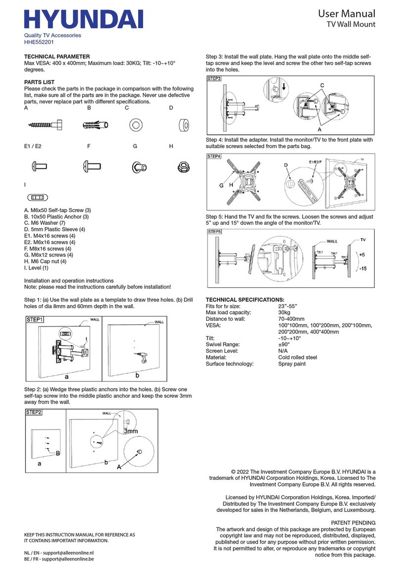 Hyundai HHE552201 quick start guide