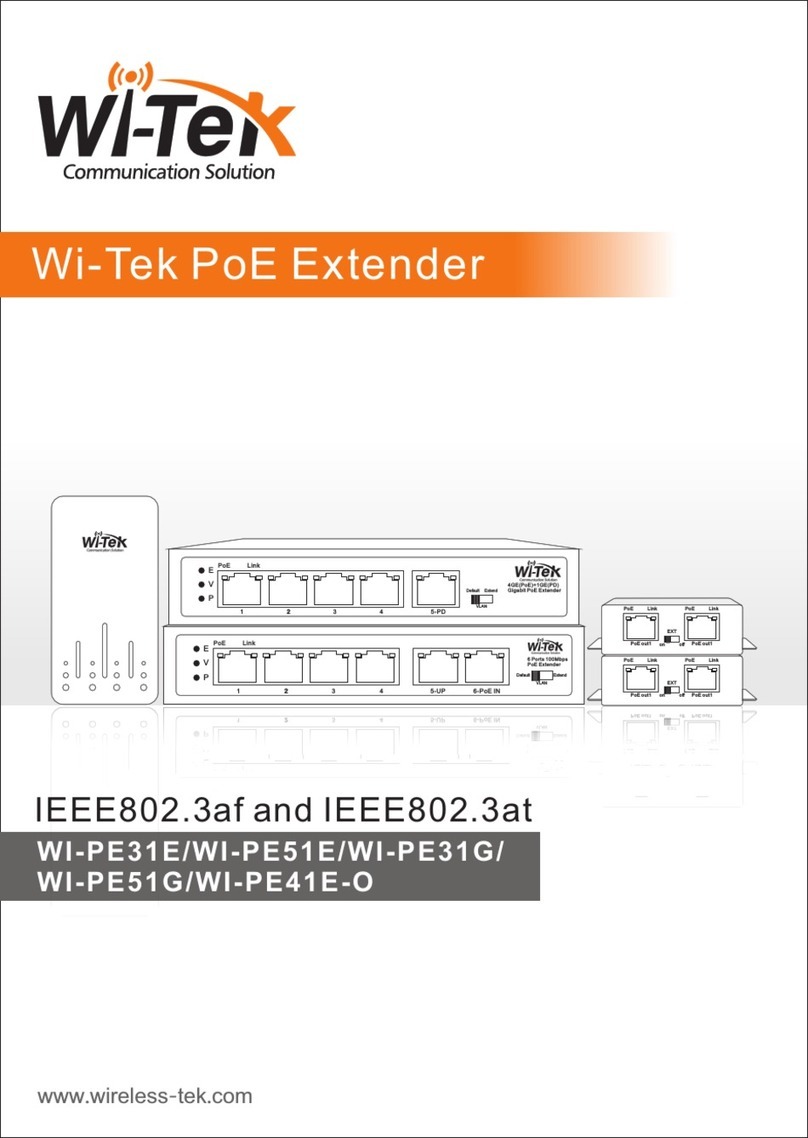 Wi-Tek WI-PE31E User manual
