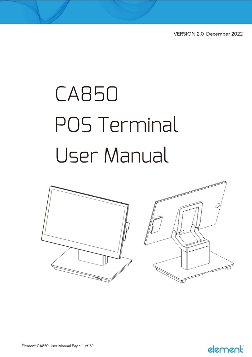 Element CA850 user manual