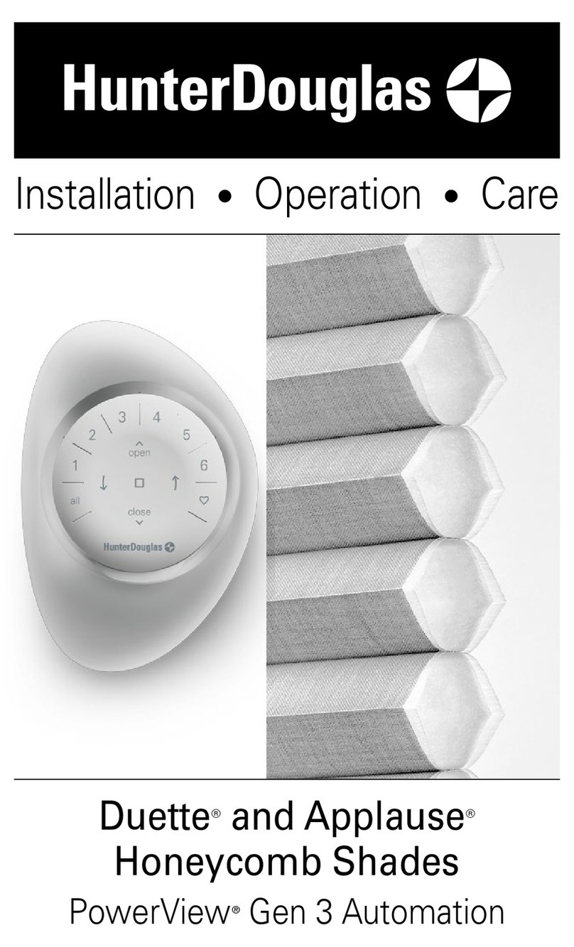 HunterDouglas PowerView Gen 3 manual