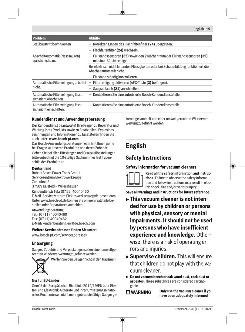 Bosch GAS 35 L AFC Professional manual