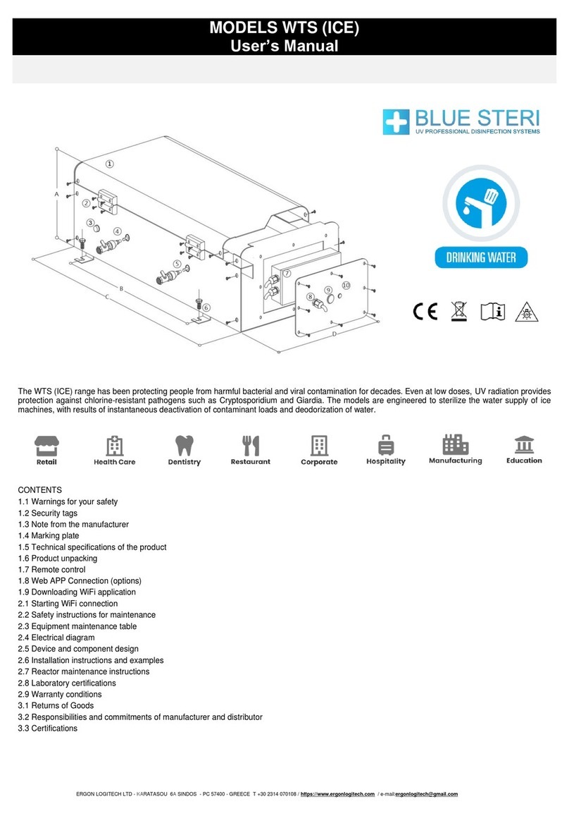 Blue Steri WTS user manual