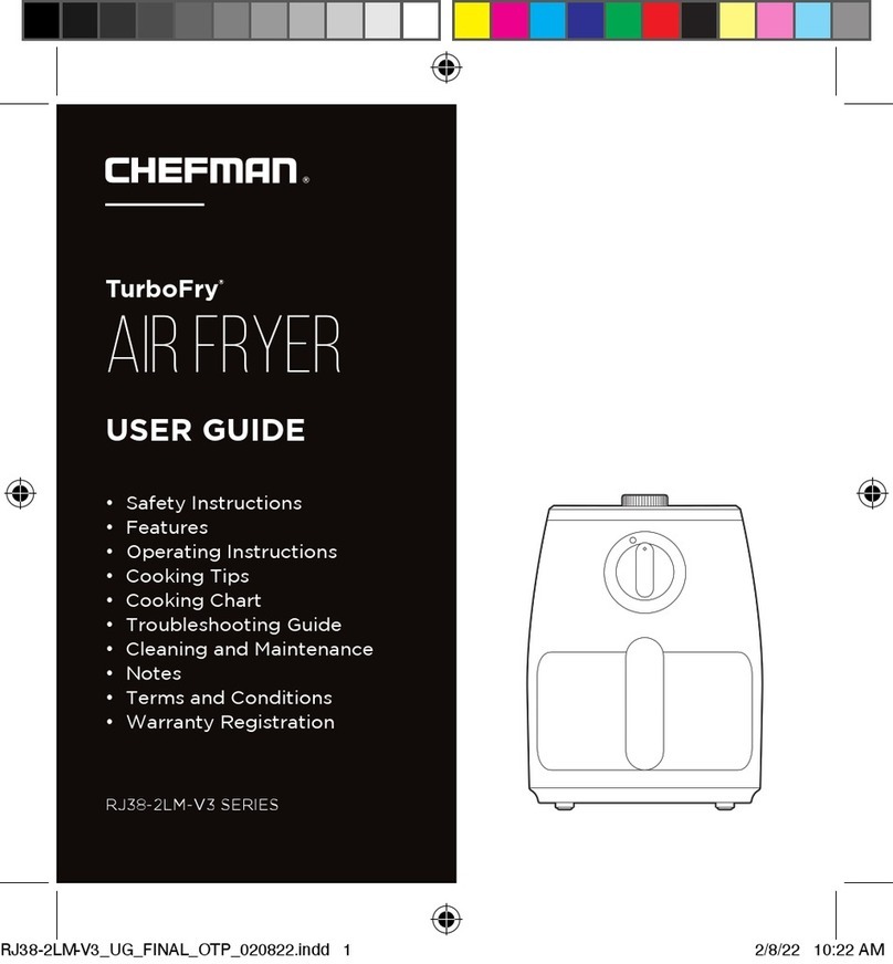 Chefman TurboFry RJ38-2LM-V3 Series user guide