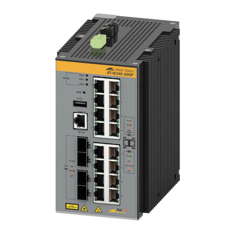 Allied Telesis IE340 Series User manual