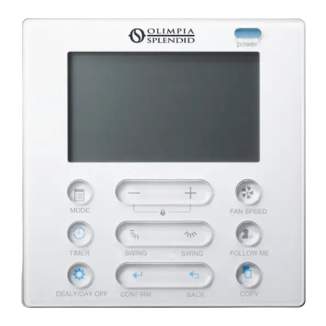 Olimpia splendid B0969 user manual