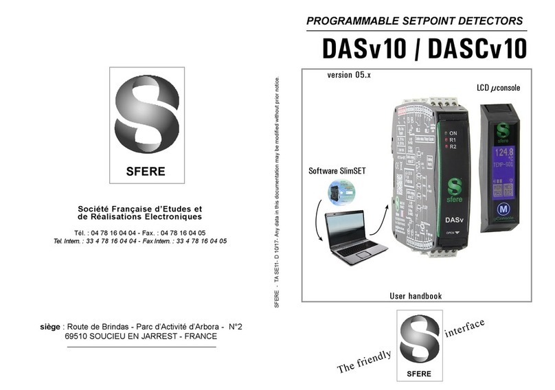 Sfere DASv10 Instruction Manual