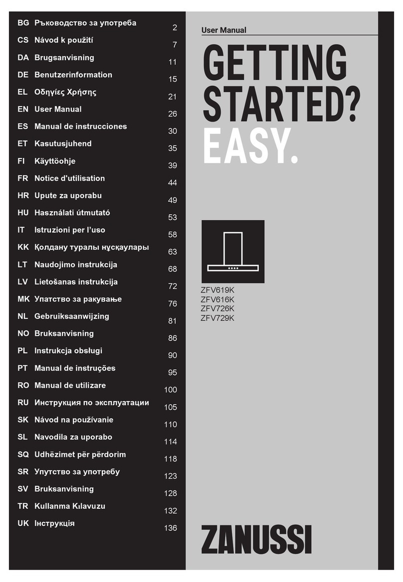 Zanussi ZFV619K user manual