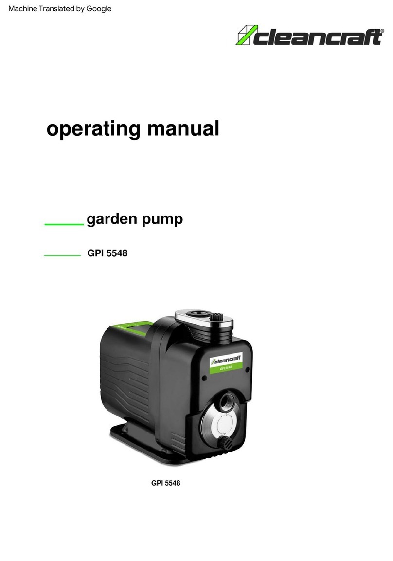 CleanCraft GPI 5548 User manual