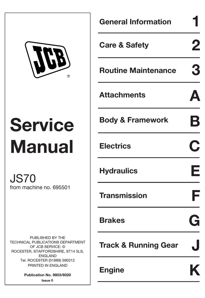 jcb JS70 User manual