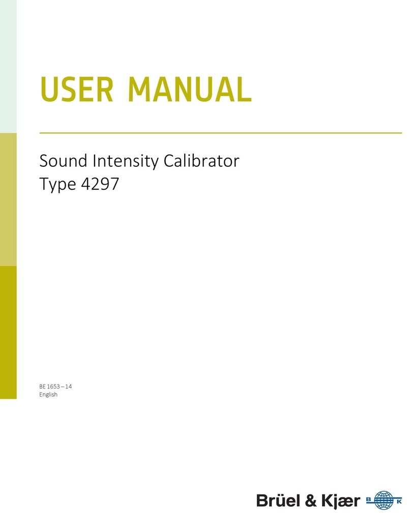BRUEL & KJAER 4297 user manual