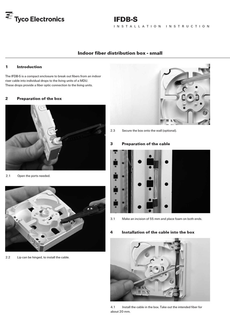 Tyco Electronics IFDB-S installation instructions