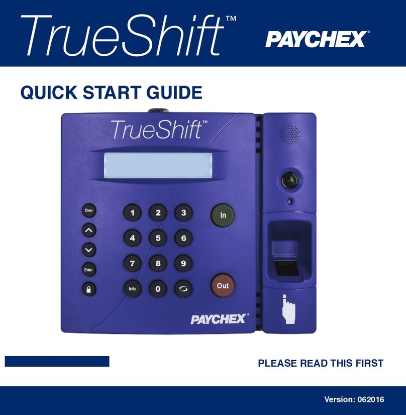 PAYCHEX TrueShift quick start guide