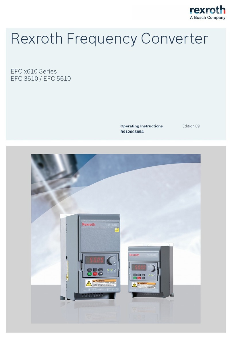 Bosch REXROTH EFC 610 Series User manual