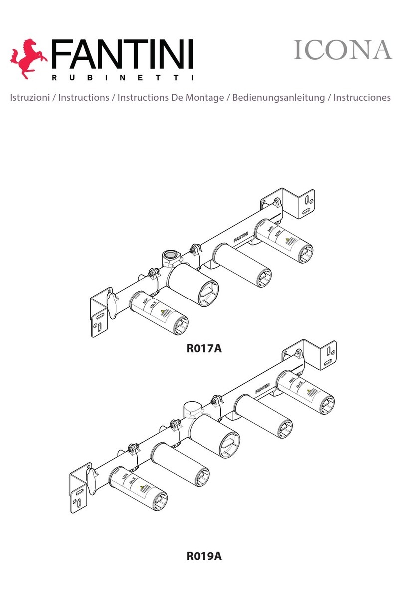Fantini Rubinetti ICONA R017A instructions Fantini Rubinetti ICONA R017A instructions