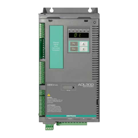 gefran SIEIDrive ADL300 Parts list manual