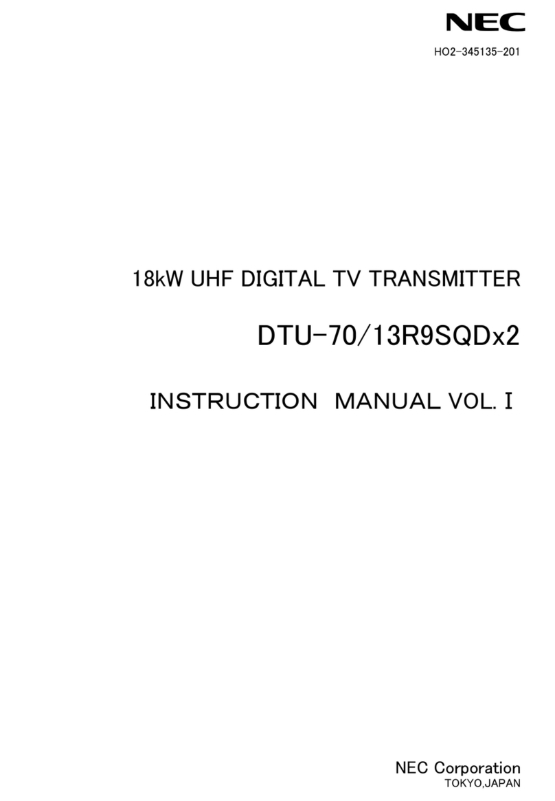 NEC DTU-70 instruction manual
