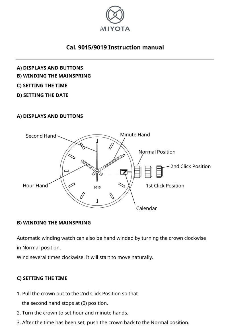 Citizen 9015 instruction manual