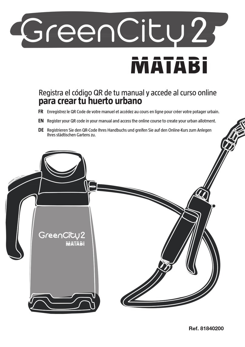 Goizper Group MATABI GreenCity 2 User manual