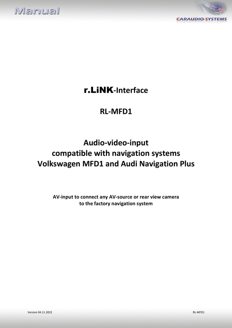 Caraudio-Systems RL-MFD1 manual