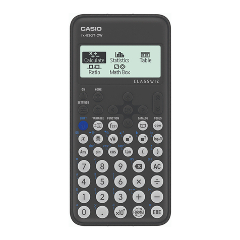 Casio fc-83GT CW User manual
