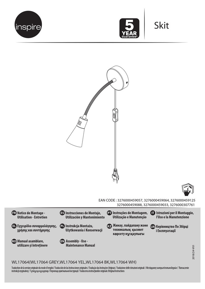 Inspire Skit WL17064 Assembly, Use, Maintenance Manual Inspire Skit WL17064 Assembly, Use, Maintenance Manual