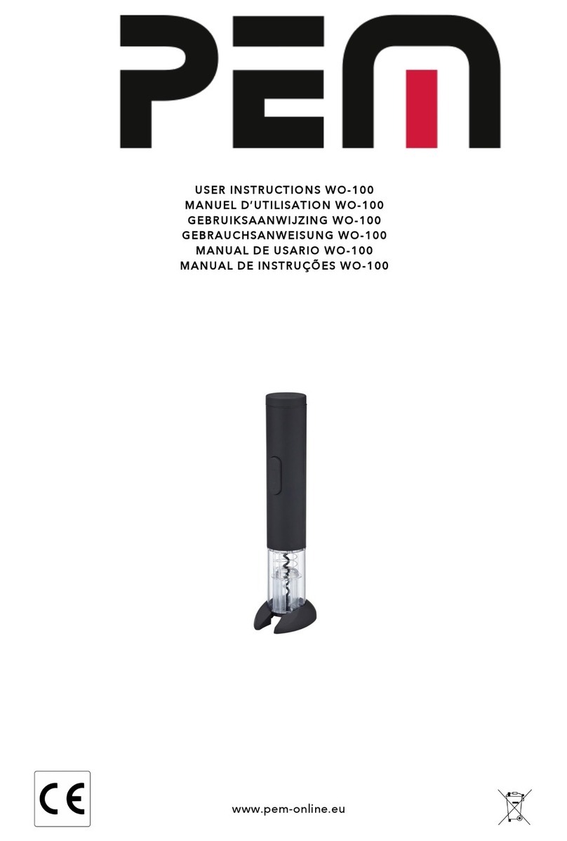 PEM WO-100 User manual