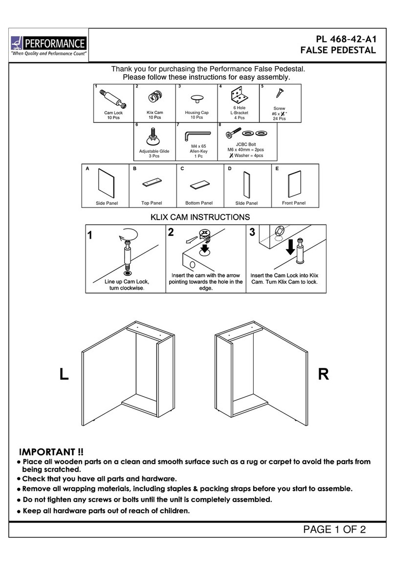 Performance PL 468-42-A1 User manual
