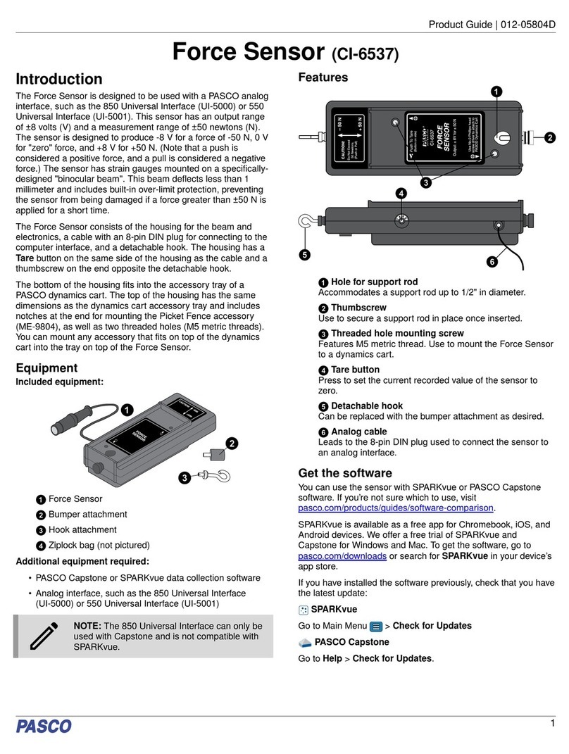 PASCO CI-6537 Product guide