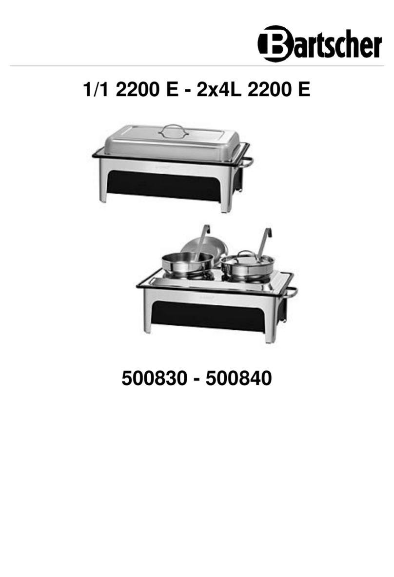 Bartscher 500830 instructions