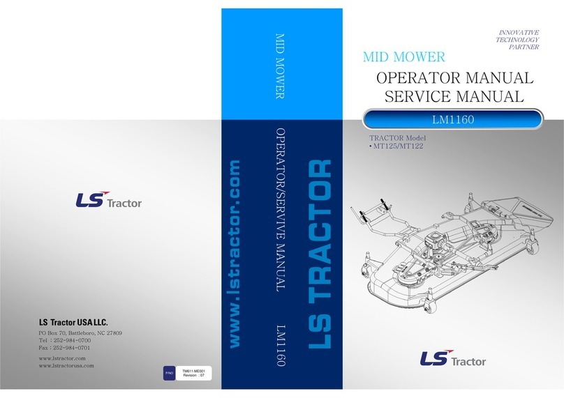 LS tractor LM1160 Operator manual & service manual