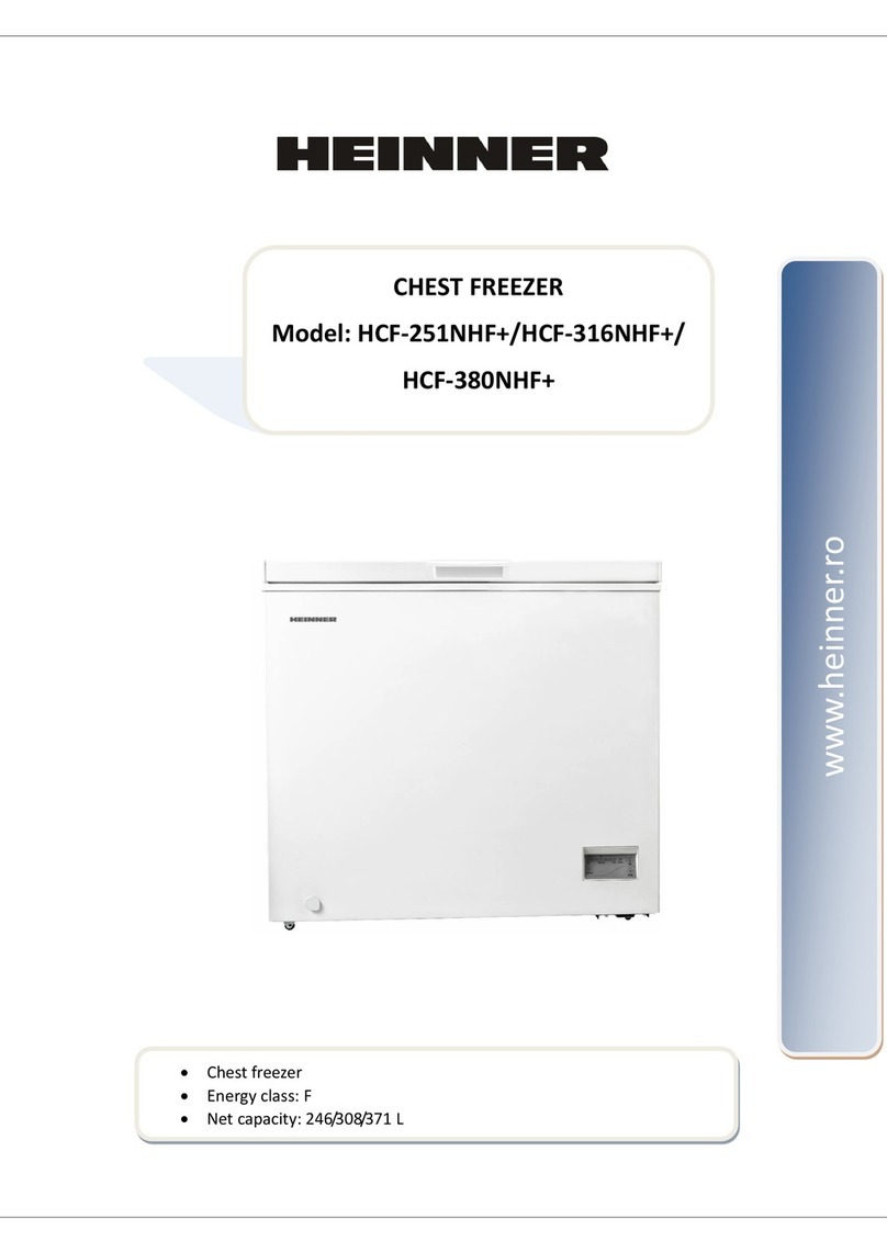 Heinner HCF-251NHF+ User manual