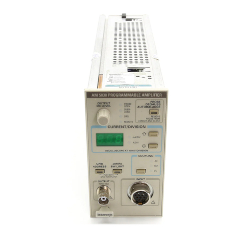 Tektronix AM 503B Series User manual