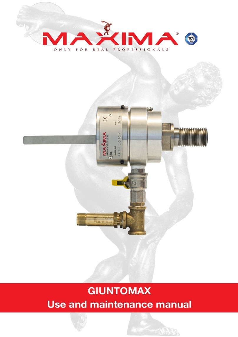 Maxima GIUNTOMAX Use and maintenance manual