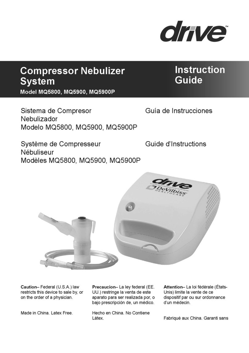 Drive Medquip MQ5800 Instruction guide