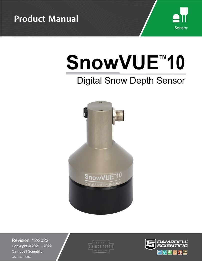 Campbell SnowVUE 10 User manual
