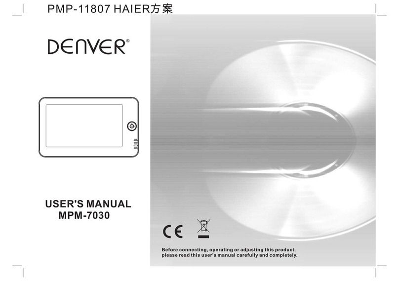 Denver MPM-7030 user manual