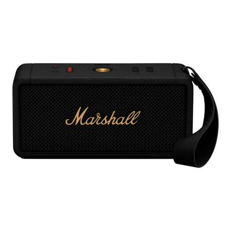 Marshall Amplification MIDDLETON Setup guide Marshall Amplification MIDDLETON Setup guide