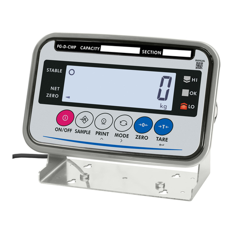 A&D FG-D-CWP User manual