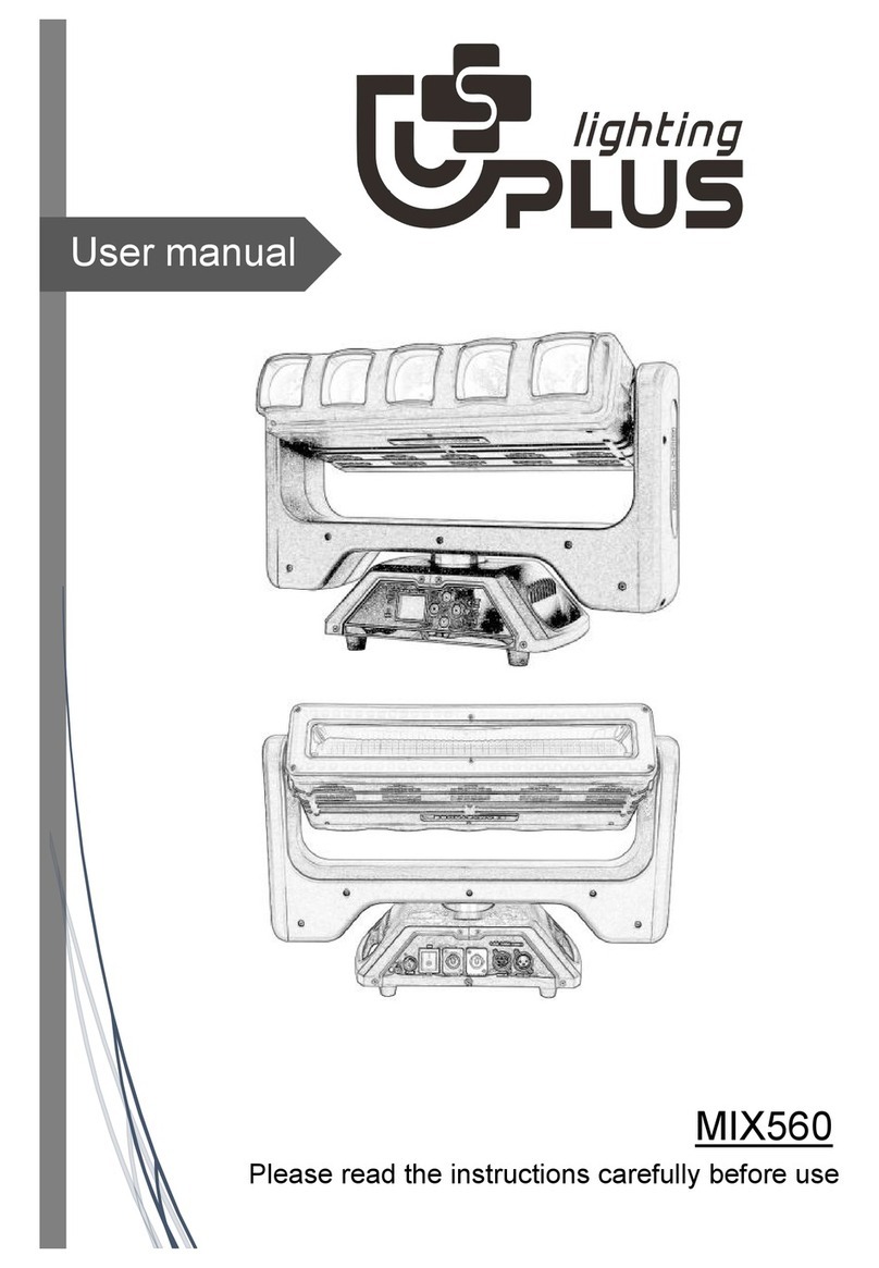 Uplus Lighting MIX560 User manual Uplus Lighting MIX560 User manual