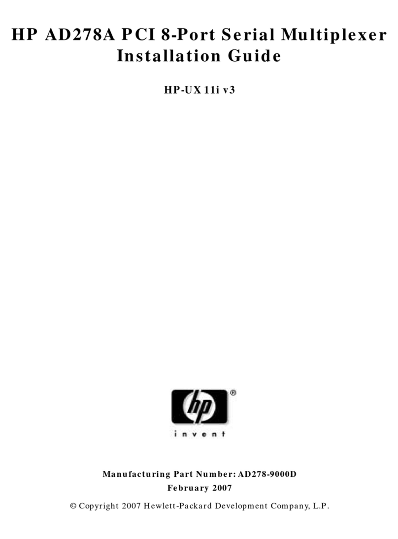 HP AD278A User manual