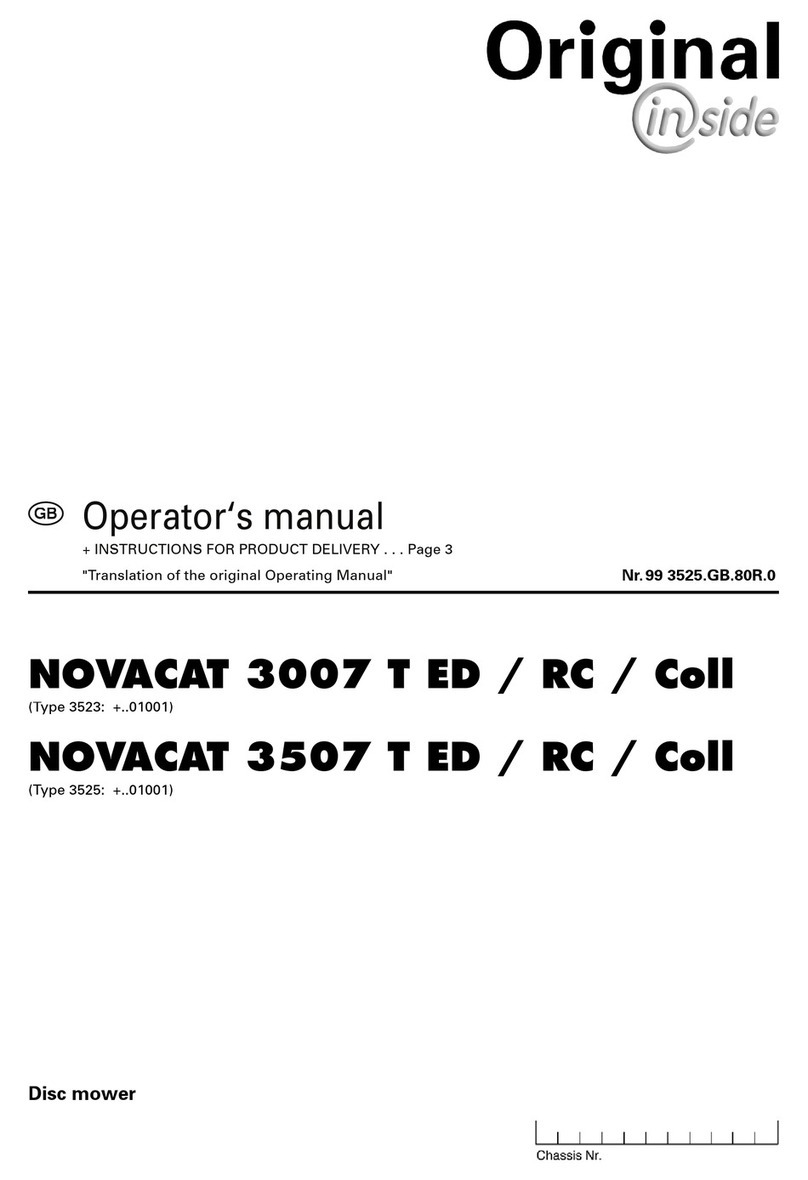 Pottinger Original inside NOVACAT 3007 T ED User manual