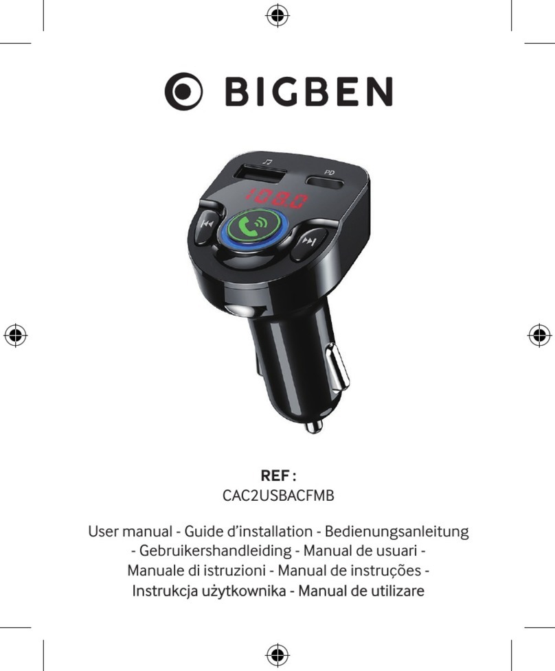 Bigben CAC2USBACFMB user manual