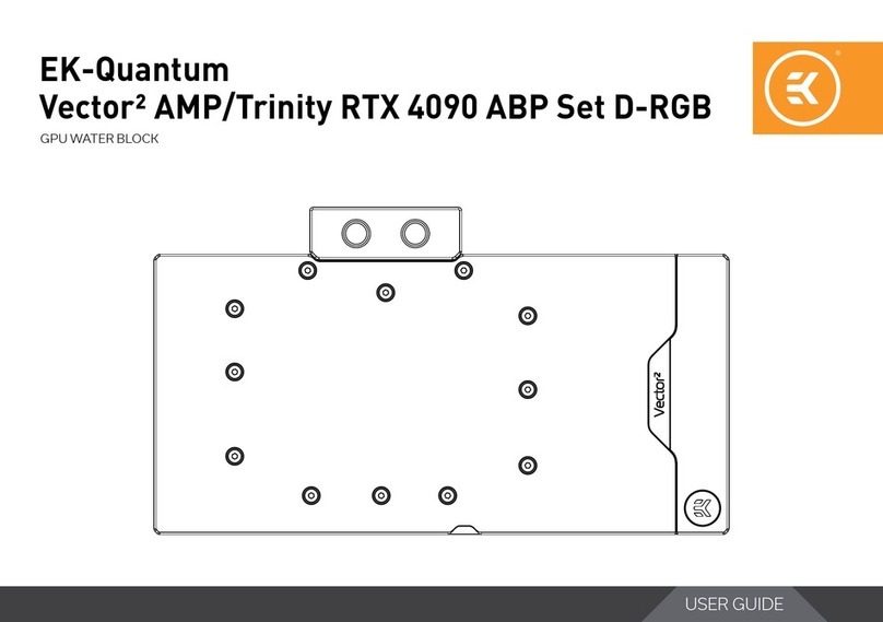 ekwb EK-Quantum Vector2 Trio RTX 3080/90 ABP Set... User manual