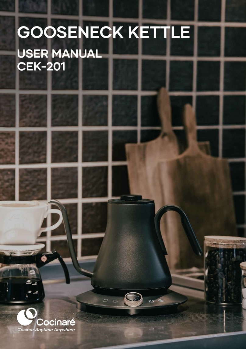 Cocinare CEK-201 user manual