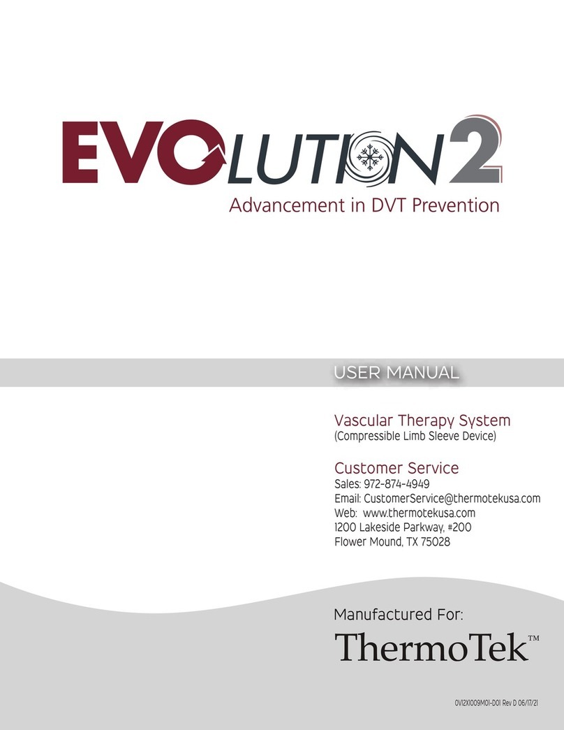 ThermoTek evolution 2 user manual