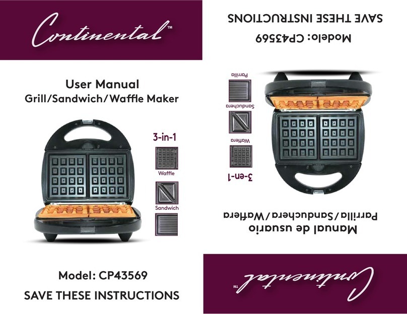 Continental Refrigerator CP43569 user manual