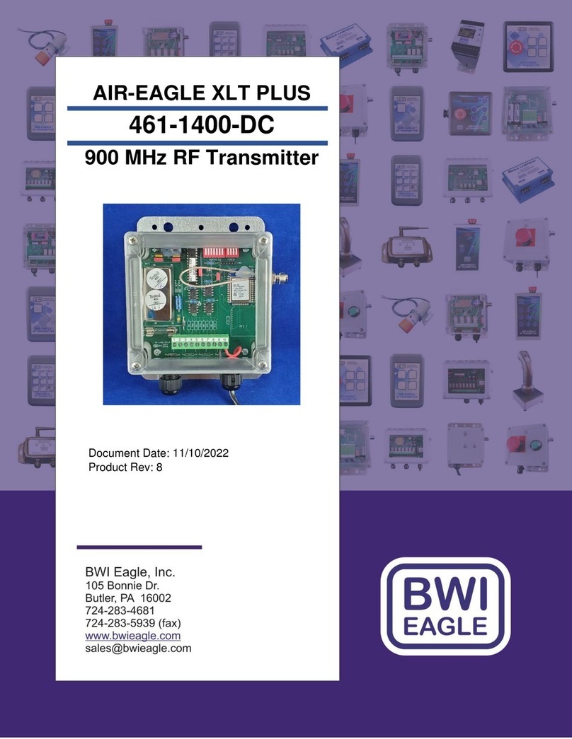 BWI Eagle AIR-EAGLE XLT PLUS manual