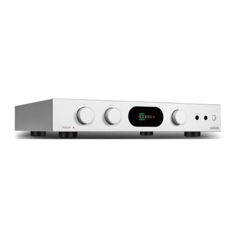 Audiolab 7000A user manual
