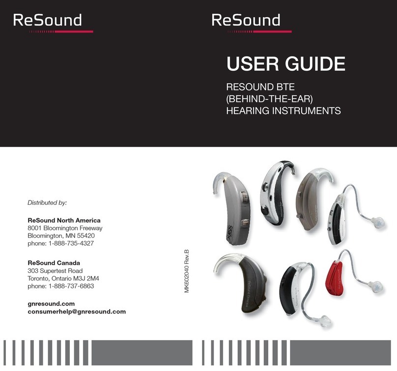 ReSound BTE user guide