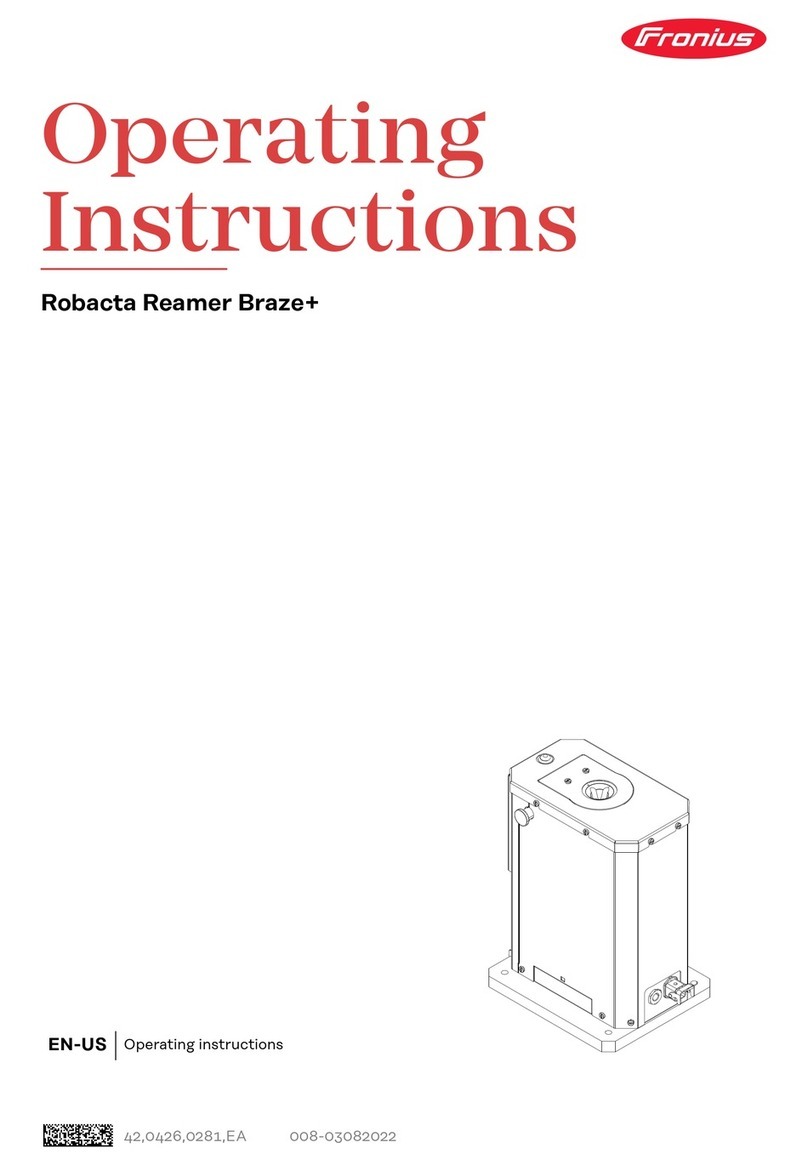 FRO­NIUS Robacta Reamer Braze+ User manual